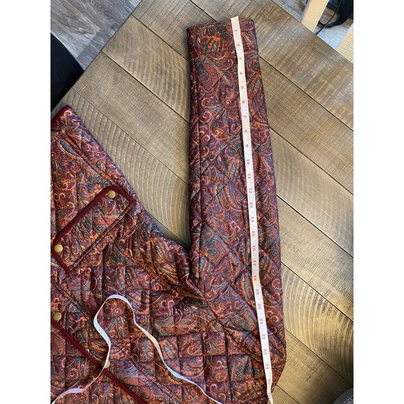 Talbots Paisley print puffer jacket - Picture 8 of 8